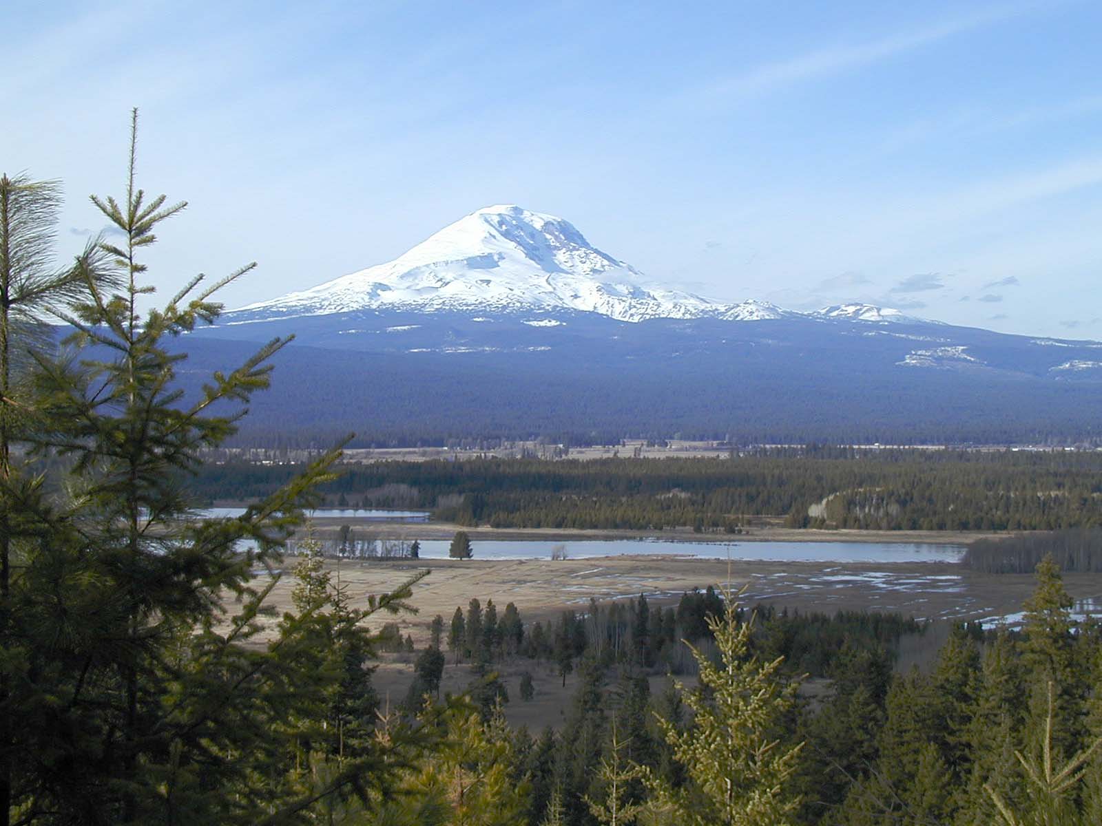 Mt. Adams (Pahto) presides over Conboy Lake