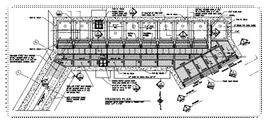 Lyle Falls fishway intake structure design drawing